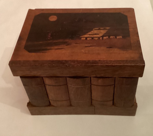 Vintage japanese wooden - japanese, puzzle