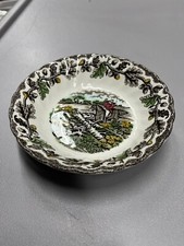 Vintage Myotts Country Life Saucer Hunting Horse Hounds 