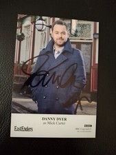 eastenders cast card signed 15