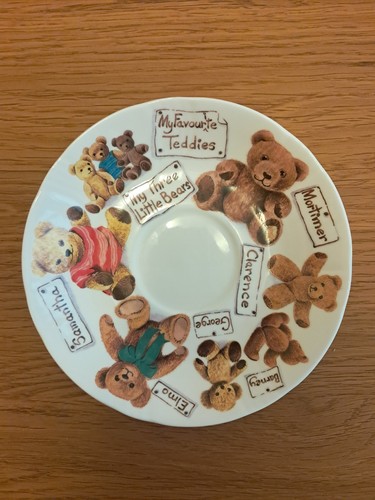 Favourite teddies plate - my,
