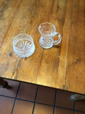 waterford crystal jug & sugar