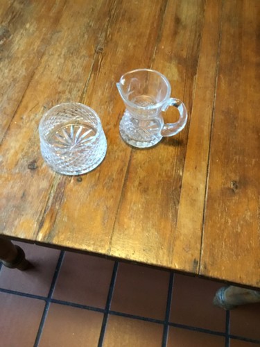Waterford crystal jug sugar - crystal,