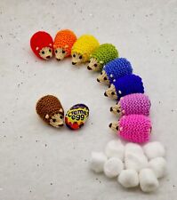 🦔KNITTING PATTERN 🦔Easter Rainbow Hedgehogs Creme Egg Cover EASY CHARITY KNIT