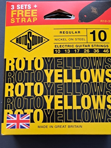 Rotosound strings yellows - rotosound,