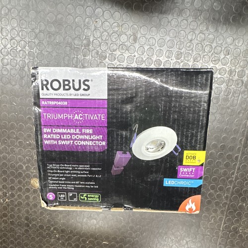 Robus dimmable fire rated - 8w,
