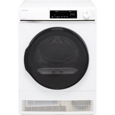 Sharp KD-NCB0S7GW9 10Kg Condenser Tumble Dryer White B Rated