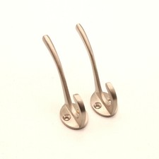 2 x Satin Nickel Solid Brass