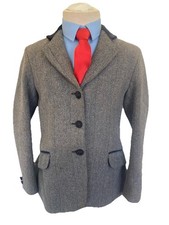 Pretty Ponies Blue Grey Tweed