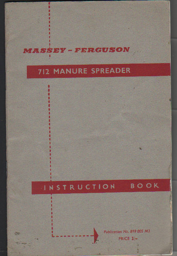 Original massey ferguson 712 - massey-ferguson, "712"