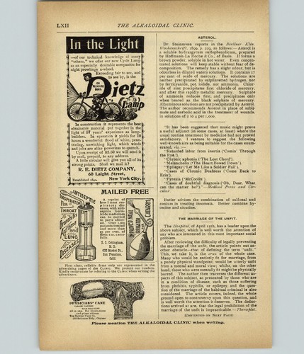 1899 paper dietz cycle - paper,