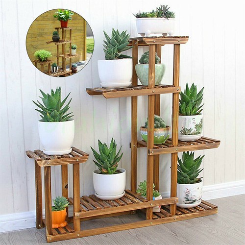 Upgrade wooden flower pot - flower,