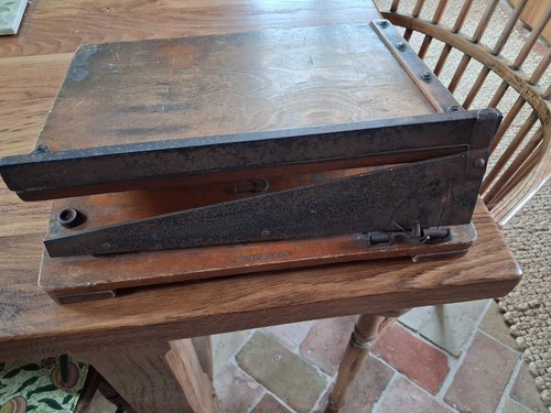 Vintage paper guillotine - vintage,