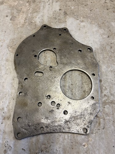 Mgb front engine plate - front,