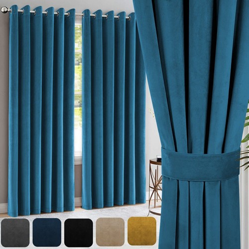 Heavy velvet curtains eyelet - heavy,