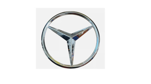 Front grille chrome star - front, badge