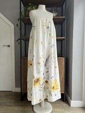H&M Maxi Dress M 12 14 White