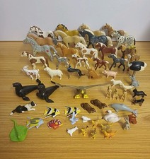 Playmobil Animals Bundle x 57 Animals Horses Zebras Birds Fish Otters 