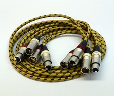 4x1, 5 Meter Pro Xlr-Cinch-Kabel for Revox PR99 Studer A80 A810 A812 A816 A820