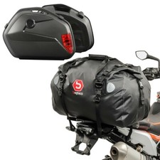 Motorcycle panniers Set + Rack