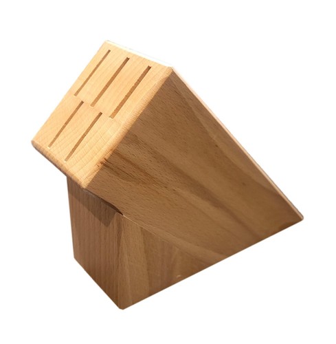 Wooden knife block for - wooden, 5