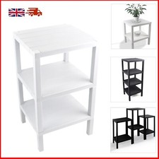 2,3,6 Tier Side End Table Nightstand Coffee Tables Storage Bedside Narrow Space