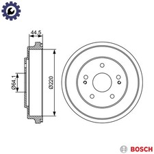 2x BRAKE DRUM 0 986 477 147