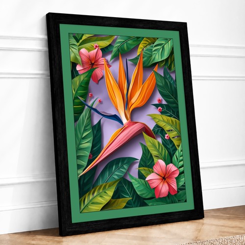 Exotic bird paradise - bird, of