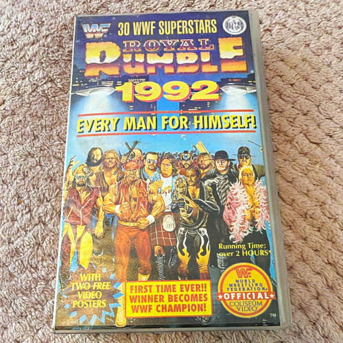 Wwf royal rumble 1992 - royal, vhs
