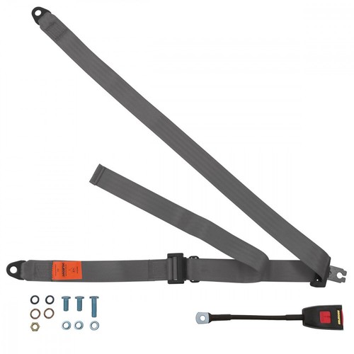 Front static seat belt for - front,