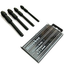 20PC MICRO HSS DRILLS + 4PC