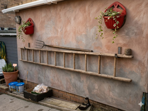 Vintage rustic wooden garden - wooden,