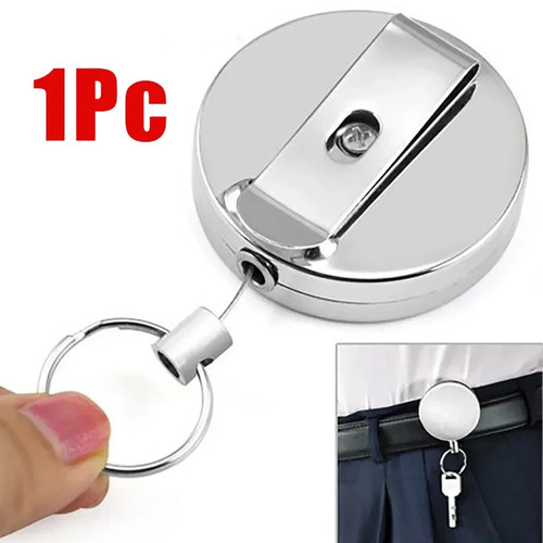 Retractable key chain - key,