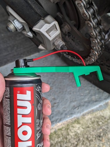 Motorcycle chain lube - lube, oiler