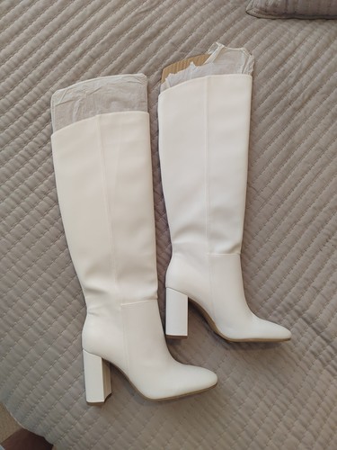 Elegant ladies white - ladies, leather