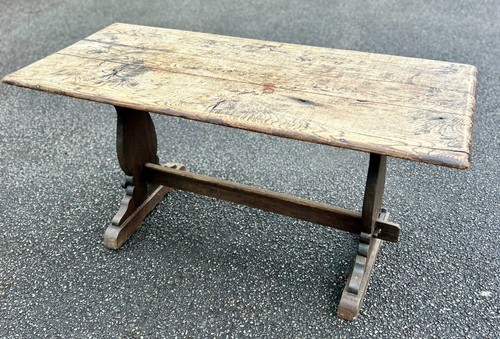 Unique antique oak refectory - antique,