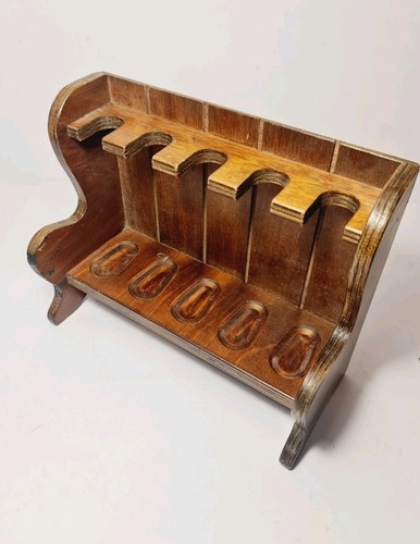 Vintage brown wooden tobacco - vintage,