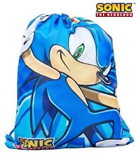 SONIC THE HEDGEHOG BOYS GIRLS SPORTS BAG SCHOOL PE BAG TRAVEL SWIM BAG