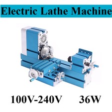 36W Motorized Mini Metal Lathe