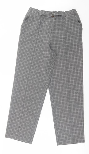 Preworn womens grey plaid - preworn,