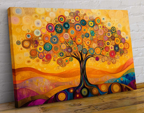 Tree life canvas - life, art