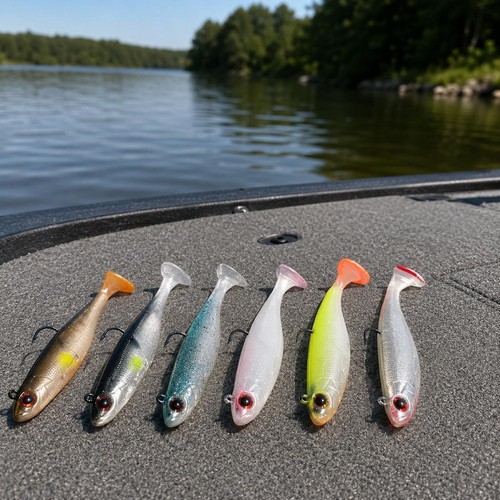 Paddle tail soft bait - 6x,