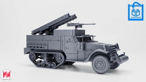 M2a1 half track triple - w,
