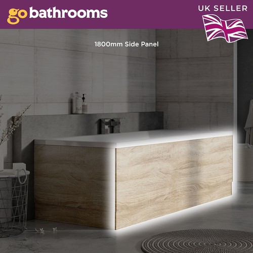 Wood effect 1800mm bathroom - wood,