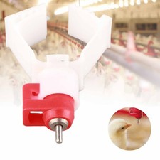 Automatic Poultry Drinkers 20Pcs Square Tube Chicken Water Nipple Farm Tools