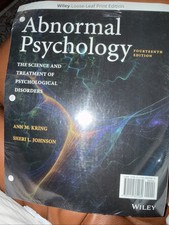 Abnormal Psychology: The