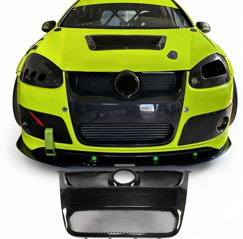 Real carbon front - front, bumper