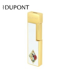 S.T. Dupont - Romeo Y Julieta - Twiggy -  White & Golden - Jet Torch Lighter
