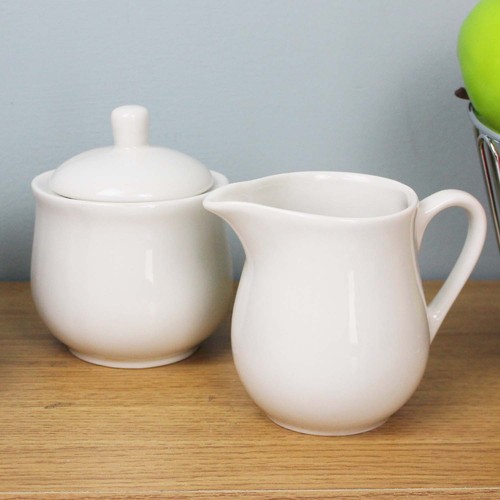 Milk creamer jug sugar - creamer, bowl