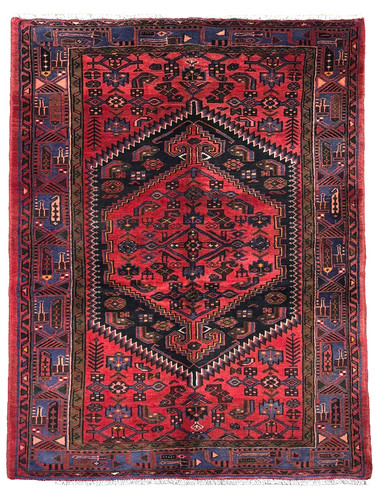 Vintage zanjan 5x7 - zanjan, tribal