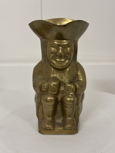 Unusual solid brass - 4.5”,